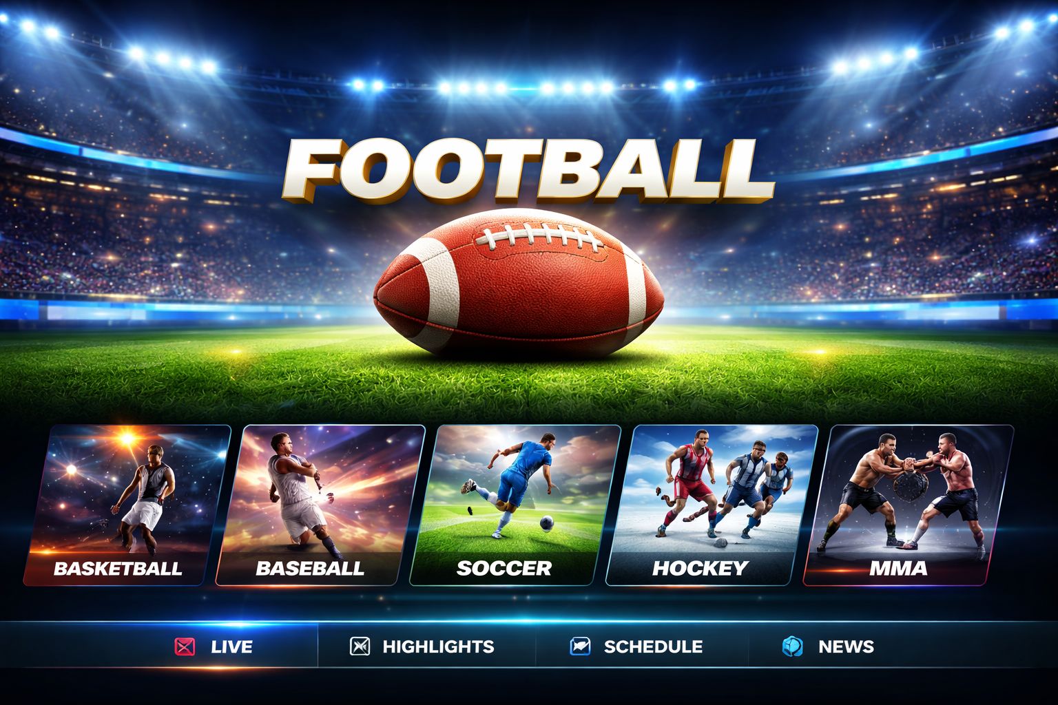 Selección de apuestas de fútbol y eventos multideportivos XBIMX
